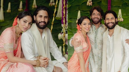 Naga Chaitanya and Sobhita Dhulipala's Engagement Photos Go Viral 💍