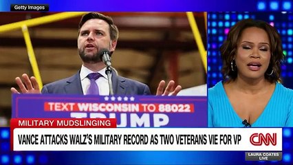 Vance claimed Walz had stolen valor CNN anchor factchecks him_360P