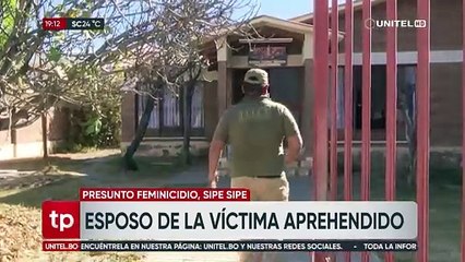 Aprehenden al esposo de la mujer que fue apuñalada 13 veces en Sipe Sipe