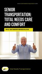 Senior Transportation Total Needs Care and Comfort