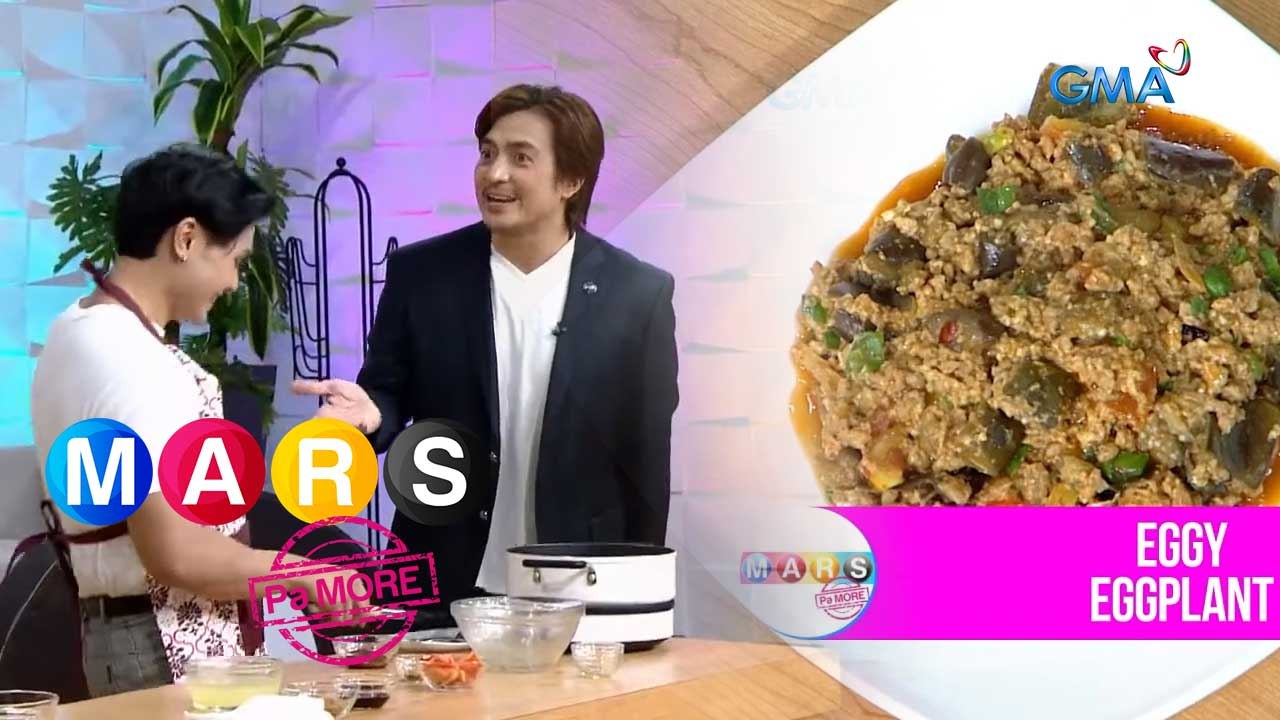 Wendell and Saviour Ramos share their secret Eggy Eggplant recipe! | Mars Pa More