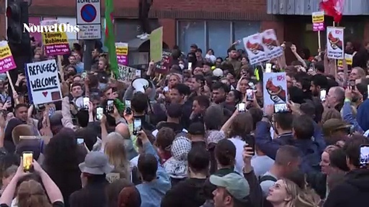 En Angleterre, des manifestations antiracistes contre les émeutes d'extrême droite