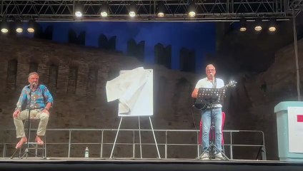 Mario Tozzi e Max Paiella a Fano: il forte vento interrompe lo spettacolo