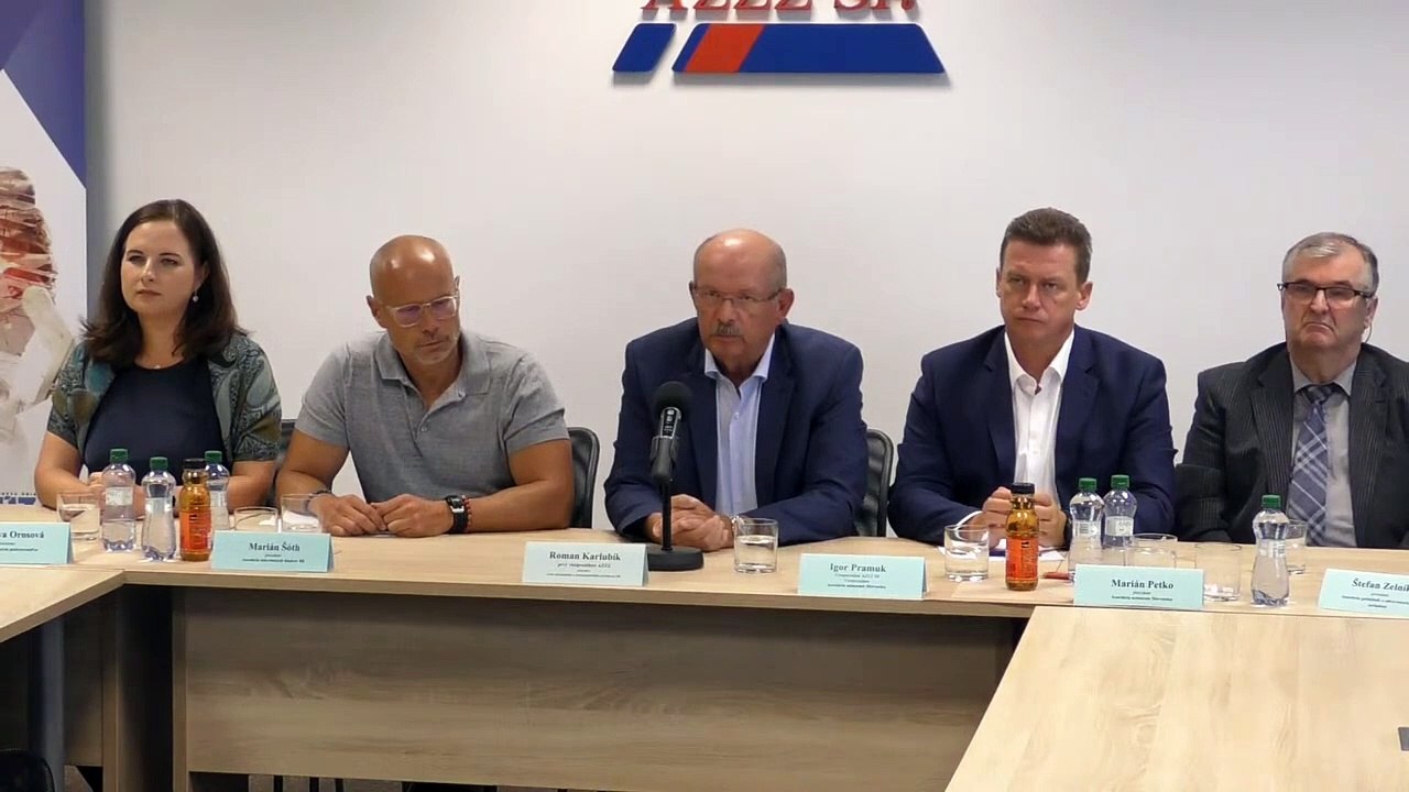 ZÁZNAM: AZZZ SR: Bez dofinancovania sektoru hrozí výpadok zdravotnej starostlivosti