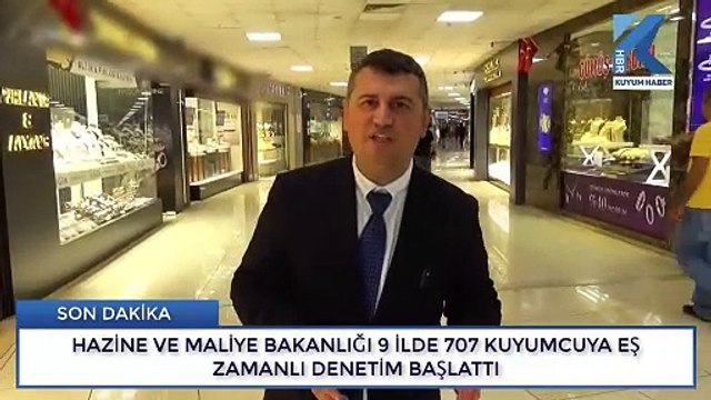 Kuyumcular Güne Maliye Denetimi İle Uyandı. 9 İlde 707 Kuyumcu Denetleniyor
