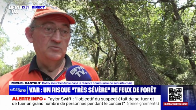 Nous sommes les yeux de la forêt , confie ce patrouilleur bénévole du Var où le risque d'incendie est très élevé