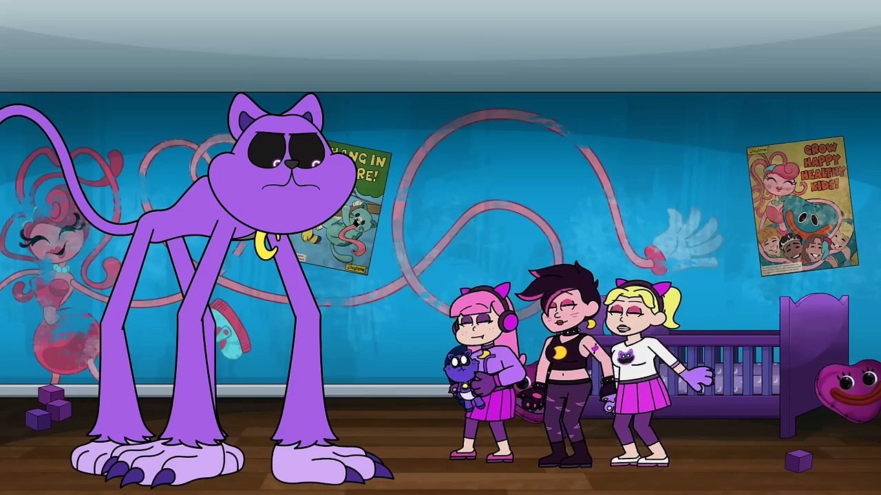BABY CATNAP GETS A FANCLUB_! (Cartoon Animation)