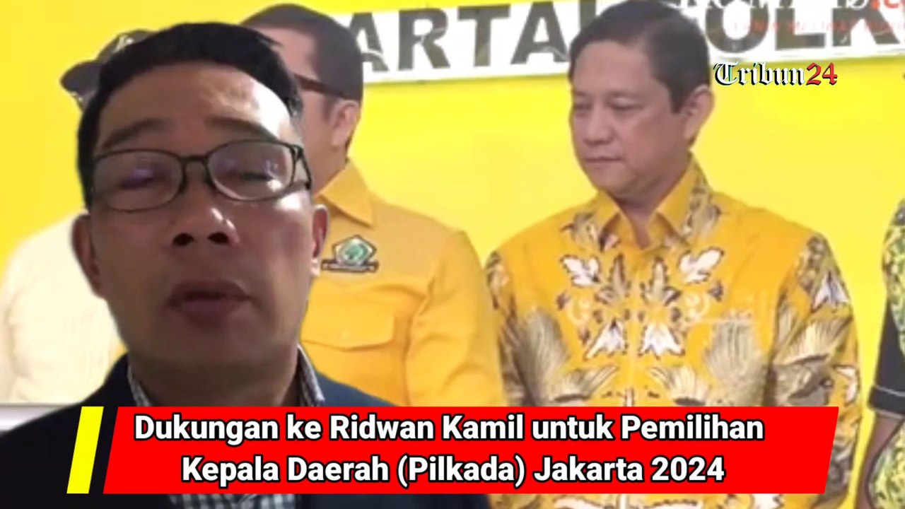 Dukungan ke Ridwan Kamil untuk Pemilihan Kepala Daerah (Pilkada) Jakarta 2024