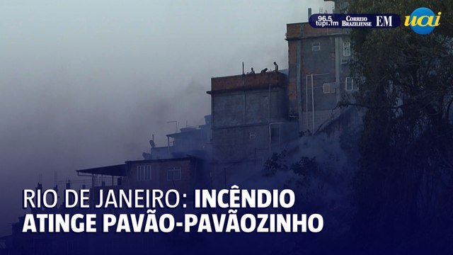 Bombeiros combatem chamas por 12 horas no Rio de Janeiro