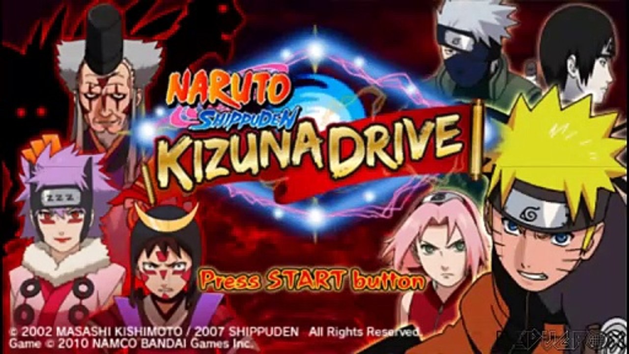 Naruto Shippuden; Kizuna Drive - PSP Anime Game running on PPSSPP