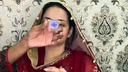 Soft and easy barat bridal makeup tutorial you can do it within 30 minutes__ blush with Amna