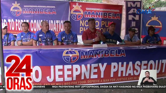 Tigil-pasada, ikakasa ng MANIBELA sa Aug 14-16 | 24 Oras
