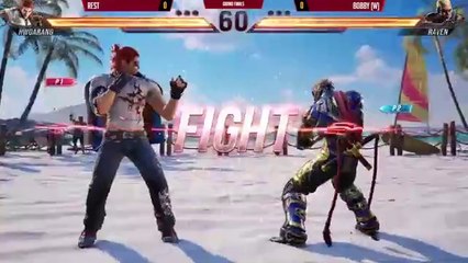 REST (HWOARANG) vs Bobby (RAVEN) - GRAND FINAL - Tekken 8 - Tekken Games