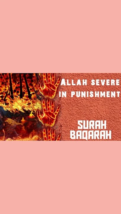 Allah severe in punishment