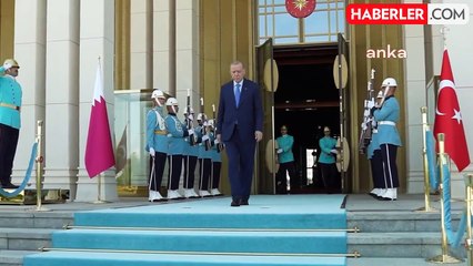 Cumhurbaşkanı Erdoğan, Katar Emiri Al Sani ile Görüştü