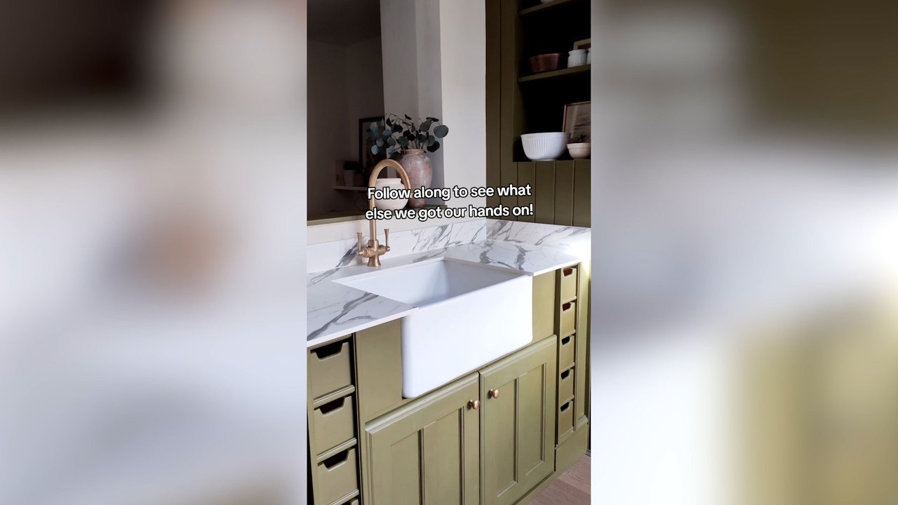 'We saved over £20k after buying second-hand kitchen for just £50 on Facebook'