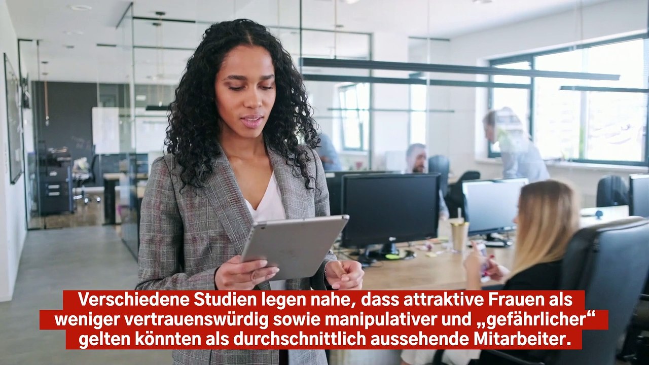 Attraktive Frauen sollen im Büro benachteiligt sein