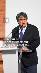 Catalogne : le leader indépendantiste est réapparu malgré son mandat d'arrêt