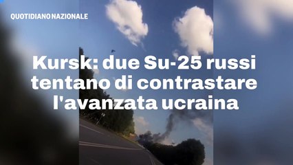Kursk: due Su-25 russi tentano di contrastare l'avanzata ucraina
