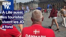 JO 2024: à Lille aussi, la ferveur des supporters a gagné les rues du centre-ville