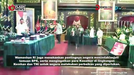 Wakasau Hadir dalam Penyerahan LHP BPK RI Atas Laporan Keuangan 2023 Kemhan RI
