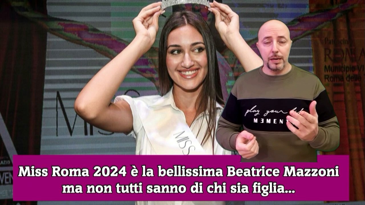 Miss Roma 2024 è la bellissima Beatrice Mazzoni ma non tutti sanno di ...