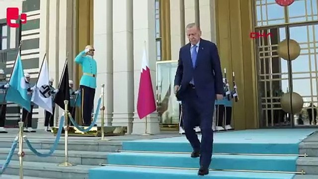 Cumhurbaşkanı Erdoğan, Katar Emiri Al Sani'yi kabul etti