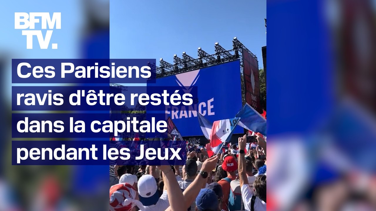 Ces Parisiens ravis d’être restés à Paris pendant les Jeux alors que d’autres regrettent d’être partis