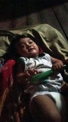 baby laughing