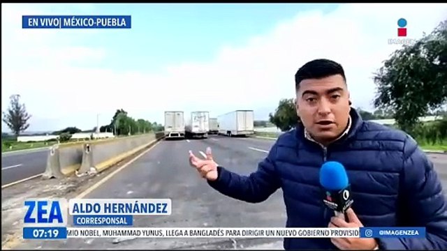 Bloqueo en la autopista México-Puebla está por cumplir 48 horas