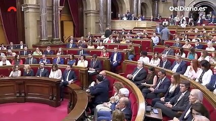 Rull retoma el pleno de investidura de Salvador Illa