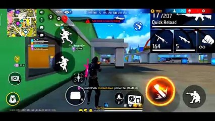 Free fire rank gameplay with sks+ mp40