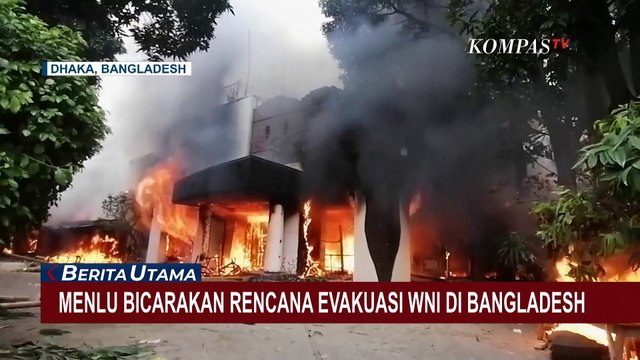 Komunikasi dengan KBRI, Menlu Bicarakan Rencana Evakuasi WNI di Bangladesh