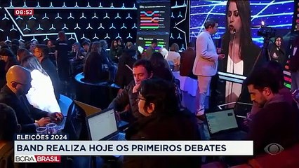 Band inicia debates das eleições municipais nesta quinta-feira (8)