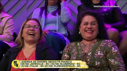 Moacyr Franco canta ao vivo no Melhor Da Noite
