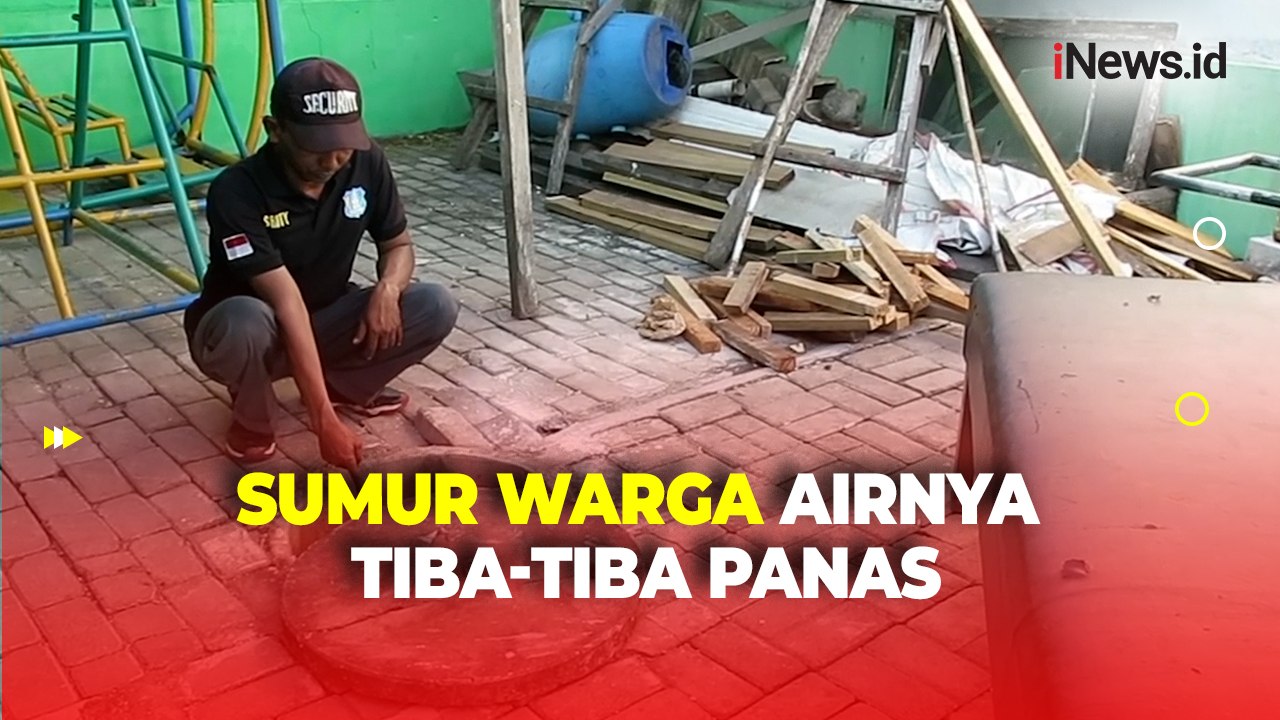 Lokasi Dekat Semburan Lumpur, Sumur Warga di Sidoarjo Tiba-Tiba Keluarkan Asap dan Air Panas