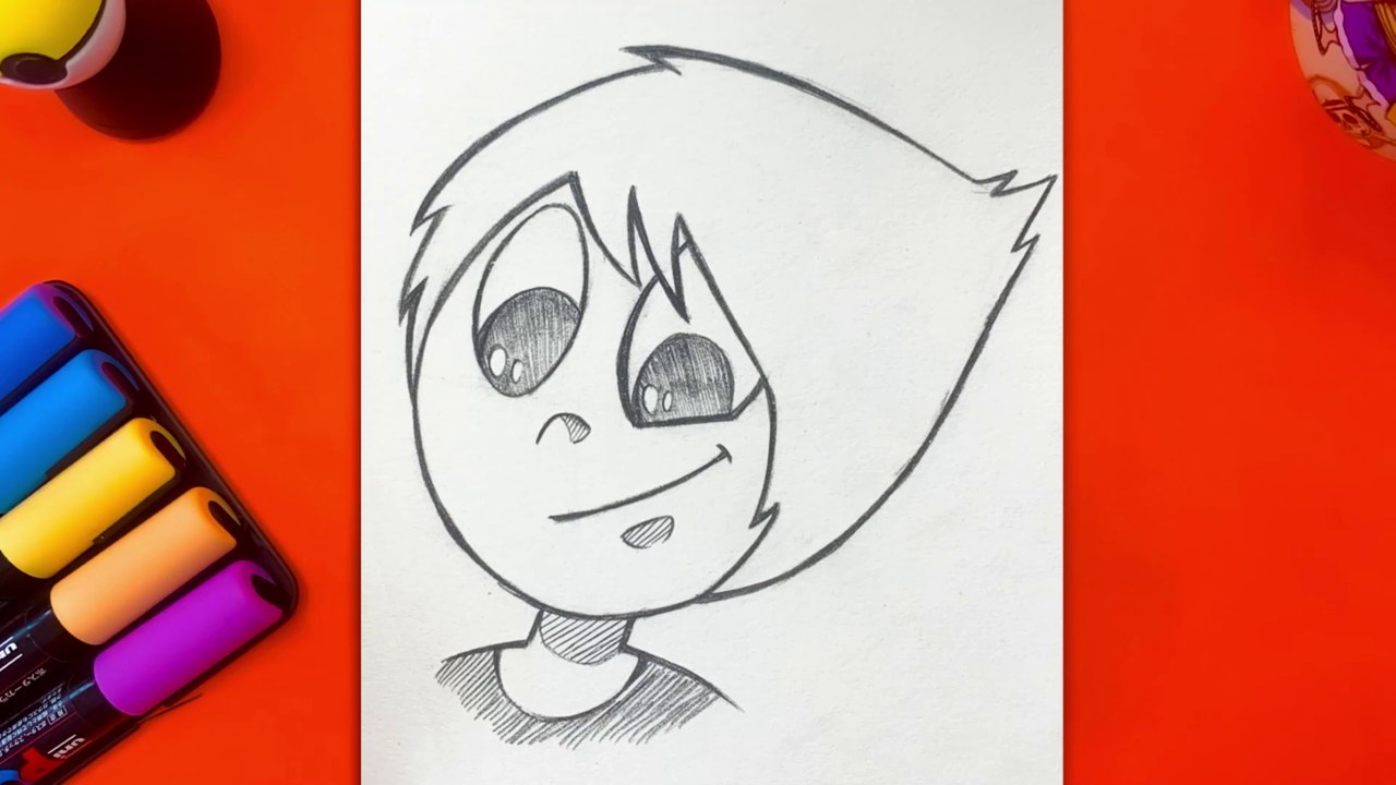 How to Draw Joy from Inside Out 2 Step by Step Easy ✏️