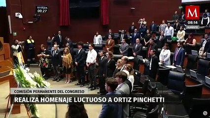 Legisladores realizan homenaje póstumo a Ortiz Pinchetti; reconocen sus aportaciones a la democracia