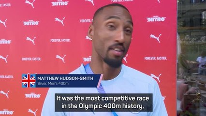 Hudson-Smith content, but not happy, with silver medal