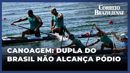 Isaquias Queiroz e Jacky Godmann ficam fora do pódio do C2 500m