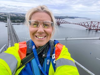 Watch to the end for your chance to win a trip to the top of the Forth Road Bridge