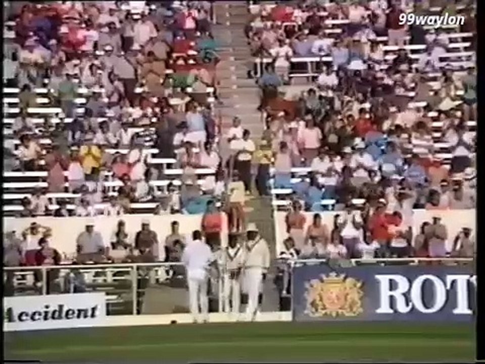 Gus Logie Stunning Catch vs NZ off Garner Bowling