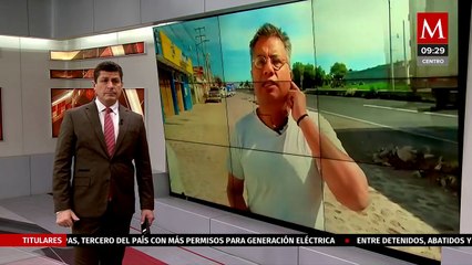 Lluvias dejan autos varados en Pachuca, conductores fueron rescatados por bomberos