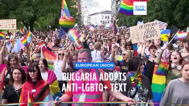 LGBTQ+ rights at risk in Bulgaria as parliament approves anti 'propaganda' law