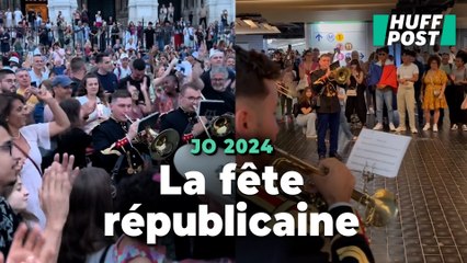 La Garde républicaine continue de mettre l’ambiance à Paris pendant les Jeux