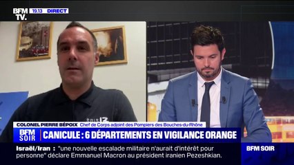 Vigilance incendie: "400 sapeurs-pompiers des Bouches-du-Rhône seront mobilisés en plus des effectifs caserniers", affirme Pierre Bépoix, chef de Corps adjoint des Pompiers des Bouches-du-Rhône