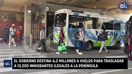 El Gobierno destina 4,2 millones a vuelos para trasladar a 13.200 inmigrantes ilegales a la Península