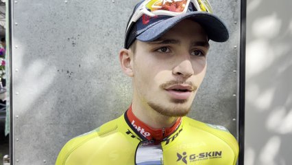 Matys Grisel Maillot jaune du Tour de Namur et 2e de l'étape de Couvin