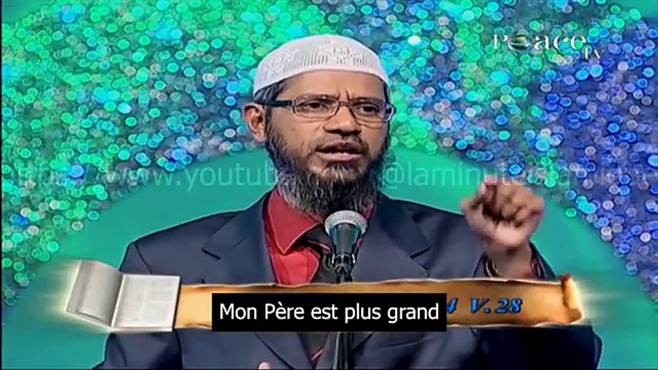 Je suis une bonne chrétienne mais je vais aller en ENFER selon vous - - Zakir Naik en français