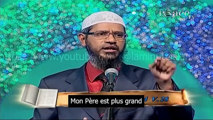 Je suis une bonne chrétienne mais je vais aller en ENFER selon vous - - Zakir Naik en français
